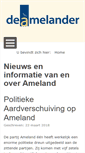 Mobile Screenshot of deamelander.nl